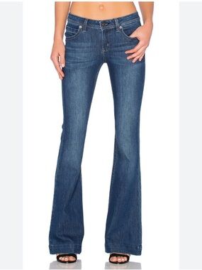 DL1961 Joy Super High Rise Flare Jeans “Nirvana” Size 26 Stretch Denim